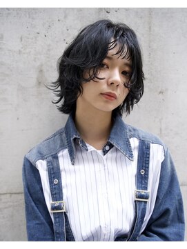 リラス 博多(rilas) ボブウルフパーマ　パーマ女子　ショートウルフ