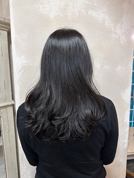 エイミーバイアフロート(amie  by afloat) 【伊藤指名限定】 ゆるっとコテ巻き風パーマ