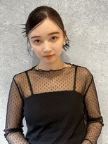 アース 三軒茶屋店(HAIR&MAKE EARTH) 三軒茶屋_レディース_セミロング_ヘアアレンジ_ヘアセット_小顔