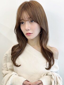 サンド ミュウ 横浜店(sand mieu) オリーブベージュ/レイヤーカット/韓国/顔周り/縮毛矯正/横浜