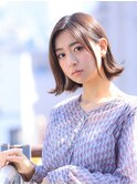小顔愛されショート×外ハネボブショコラアッシュ