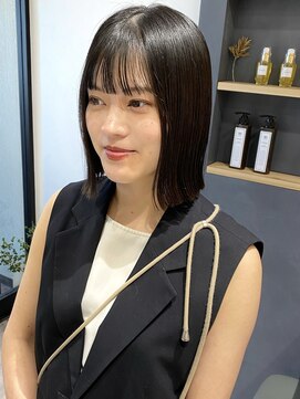 ラミエバイメルト 下北沢(lamie by melt) 花田/ボブ/切りっぱなしボブ/前髪/イメチェンこなれミディ下北沢