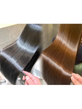 21時まで営業*ノーベル賞受賞成分配合*髪質改善TOKIO TR+カット*上大岡駅/学割U24/レイヤーカット