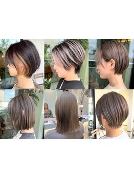 初めてのグレイカラーもお任せください◇ダメージレスな施術で艶感をUP◎若々しく健康的な美髪へ導きます♪