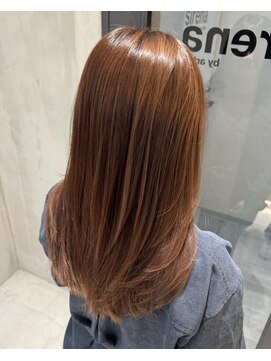 シレナバイアルティナ 辻堂店(sirena by artina) アプリコットオレンジ_ブリーチなし