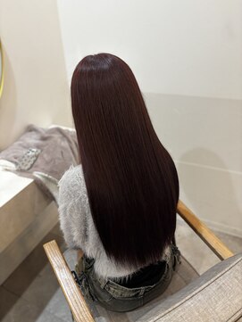 ラビス クローバー(Lovis clover) ミニウルフ　ホワイトグレージュ　チェリーブラウン