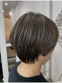 ハイライトカラー/ダブルカラー白髪ぼかしハイライトブリーチ