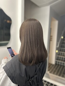 アイシー 表参道(ICY) オリーブグレー オリーブグレージュ 透明感カラー 表参道