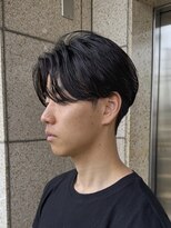 ゴーズゴー 吉祥寺(e)店(go s go)&nbsp;ニュアンスパーマ/メンズカット/センターパート/波巻きパーマ