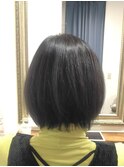 40代50代60代/内巻きボブ/ツヤ髪ミニボブ/丸みボブ