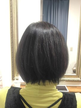 ヘアー グリーン(hair green) 40代50代60代/内巻きボブ/ツヤ髪ミニボブ/丸みボブ