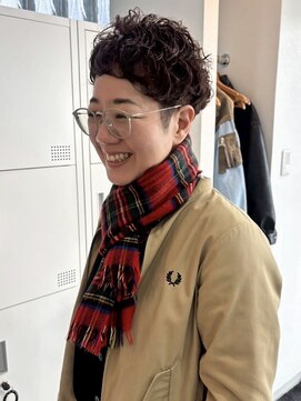 ナウアズ(now as.) 癖毛を活かした大人可愛いショート【吉野】【now as.明石】