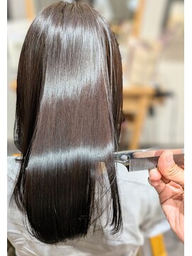 ダンロ ヘア アトリエ(DANRO hair atelier) ミディアム×ネオメテオストレート