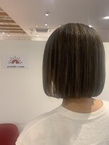 アズールサン 草加西口店(azule-sun) ハイライトカラー,アッシュベージュ,ボブ,白髪ぼかし,【草加】