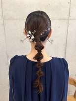 ミューシグヘアー(mysig hair) 編み下ろしヘアセット