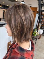 リドル ヘアー 駒生店(Riddle HAIR)&nbsp;伸ばしかけを軽く見せる外ハネミディアム