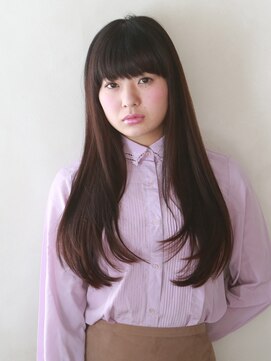 髪質改善と縮毛矯正の専門店 サンティエ(scintiller) 内巻きナチュラルストレート