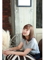 アジュール ヘアデザイン(Aｊu r hair design) 艶やかストレートミディ♪