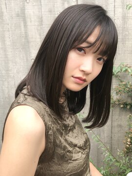 ミィ 表参道(mee.) 【mee.】 ナチュラルストレート 伸ばしかけ