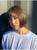 ヘルシースタイル/ミントアッシュ/ボブ/ミニボブ