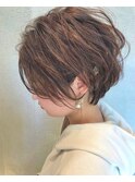 《R-HEARTS峰店》☆ウェーブな小頭ショート☆