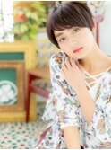 ★暗めカラーグレージュ小顔クールショート20代30代40代★7