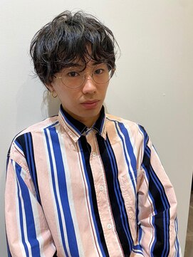リールヘアー 香椎店(rire hair) くせ毛風マッシュパーマ