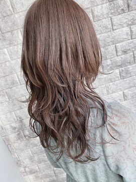 リアイス(Re:ICE) ミニウルフ/くすみブルー/流れるレイヤー/インナーハイライト