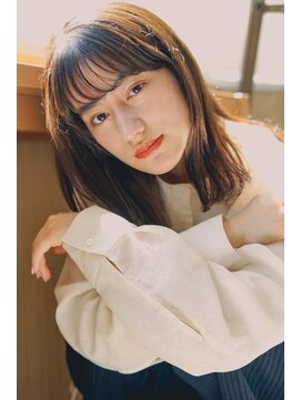 ロット 横浜(lot) ウェーブミディアム×似合わせカット×メルティカラー[横浜駅]