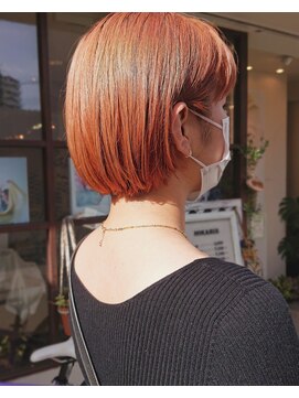 ヒカリス 東三国(HIKARIS) ハイトーン☆オレンジボブ