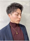 アップバング スパイキーショート メンズ 名駅