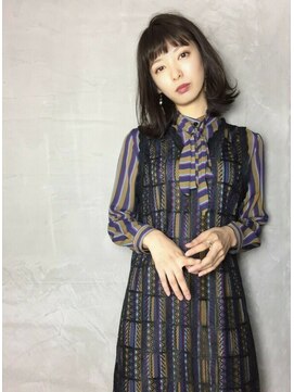 アン たまプラーザ(un) 大人可愛い外ハネボブ♪オン眉【溝口/髪質改善オージュア】