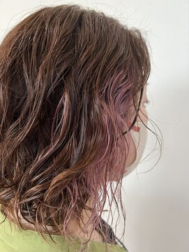 アングゥギャラリー(ungu GALLERY) インナーカラー／ケアブリーチ／ピンク