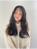 <SAKI>ナチュラルロングレイヤー/顔周りレイヤー/デザインカット