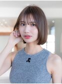 20代30代レイヤーボブ似合わせカットイメチェン前髪小顔