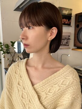 トリコ 柏(tricot) 大人可愛い/ショートボブ/切りっぱなしボブ/小顔似合わせカット