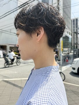 カフ(CAF) CAF照下　大阪　心斎橋　カール　ニュアンスパーマ　大阪