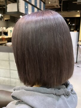 ベレーザ 渋谷(BELEZA) 2267髪質改善ブリーチなしダブルカラー韓国タンバルモリボブ