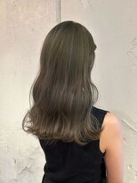 ルーム(Loom.)&nbsp;ブリーチなし透明感オリーブグレージュカラー