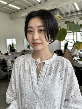 フィル(fil) 黒髪ハンサムショート