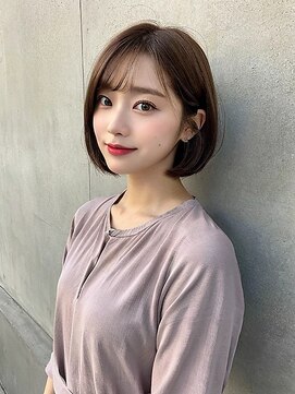 ダンケ(Danke) 大人可愛い小顔前下がりボブ×ナチュラルボブ×ミニボブ20代30代