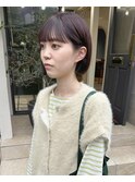 ミニボブ×ラベンダーピンク