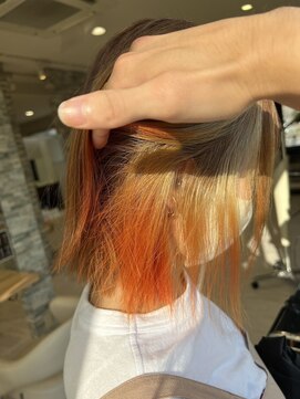 ファーストエンド 三ツ屋店(1st END.) オレンジインナーカラー