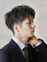 プライベートバーバー 武蔵小杉 新丸子(PRIVATE BARBER)&nbsp;ビジネスパーマ刈り上げツーブロックアップバングショート爽やか