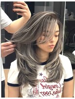 ヌエン 渋谷(NU/EN)&nbsp;バレイヤージュ×バタフライレイヤー