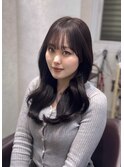 「くびれ巻き」×「暗髪」で最強韓国スタイルに！/suzuka