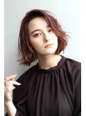 【カッパーブラウン】華やかでオシャレボブ