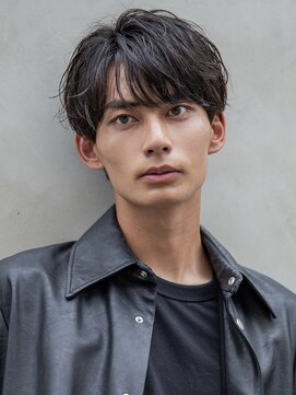 シティ(CITY) 小久保styleフェザーパーマフェザーショートグレーエンドカラー