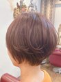 ルーム シンサイバシ(room shinsaibashi)&nbsp;ショートボブ。襟足の長さや生えグセなどで見え方が変わります