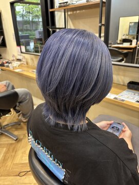 アルター(aL ter) 【ブルー×ウルフ】グランマッシュ/デザインカラー/鎌取/林愛華